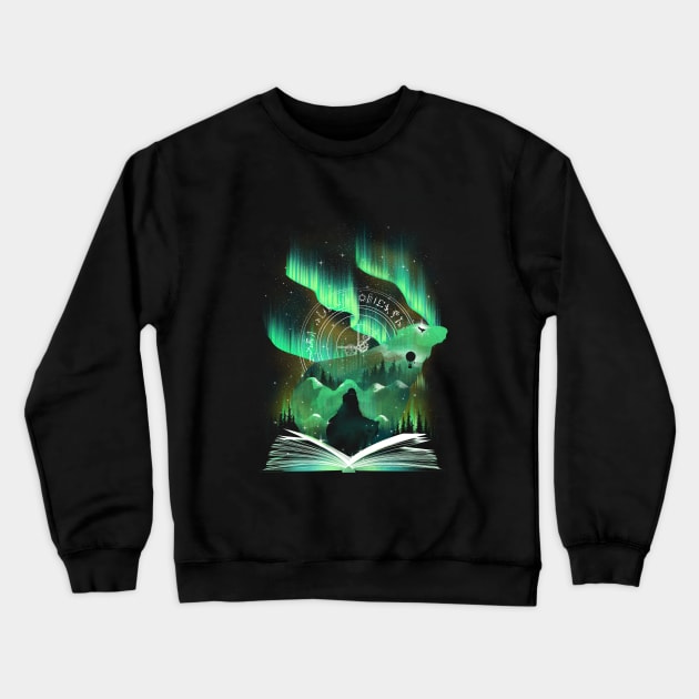 The Golden Night Crewneck Sweatshirt by DANDINGEROZZ